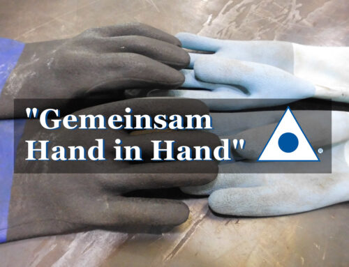 Gemeinsam Hand-in-Hand im Unternehmen